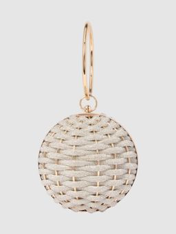 Forever New - Wynnie Embellished Round Clutch with Detachable Chain
