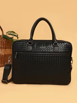 ROCIA - By Regal Black Women Casual Messenger Bag with Detachable Strap