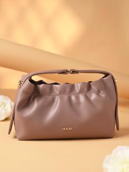 ROCIA - By Regal Nude Women Stylish Handbag with Detachable Strap