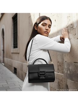 Fastrack - Boldlock Satchel Bag with Detachable Strap for Women