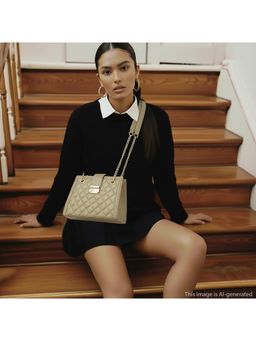 Fastrack - Olive Snaplock Shoulder Bag for Women