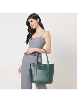 Fastrack - Green Croco Crush Tote Bag for Women