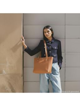 Fastrack - Citystride Tan Tote Bag for Women