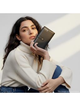 Fastrack - Black Snapfold Wallet for Women