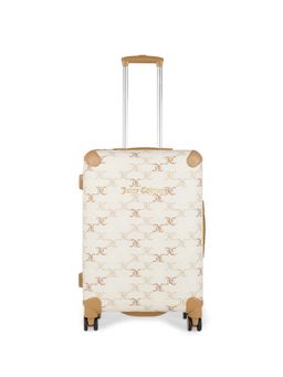 Juicy Couture - Unisex (Hard Monoglam Luggage Bag- Beige)