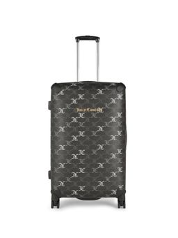 Juicy Couture - Unisex (Hard Monoglam Luggage Bag - Black (Small)