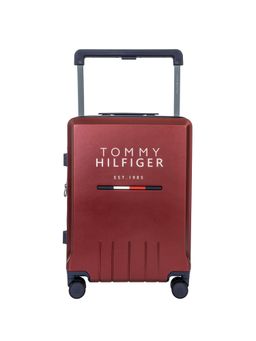 Tommy Hilfiger - Unisex Hard Broadway Luggage Bag- Maroon (Small)