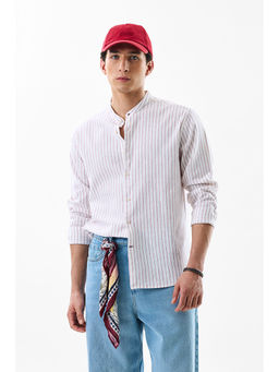 Snitch - Pink Stripes Regular Fit Shirt