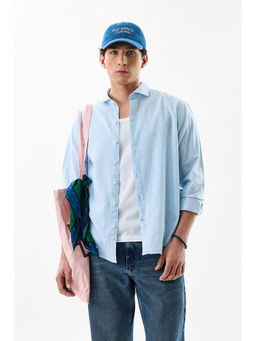 Snitch - Blue Stripes Regular Fit Shirt