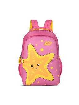 Skybags - Buddy 01 Starfish Printed 20L School Backpack for Kids - Boys & Girls (Pink) (4-5 Years)
