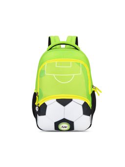 Skybags - Buddy Plus 02 Football 20L School Backpack for Kids - Boys & Girls (Green) (4-5 Years)