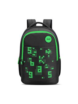Skybags - Klan V2 01 Gaming 38L School Backpack for Kids with - Boys & Girls (Black) (8-9 Years)