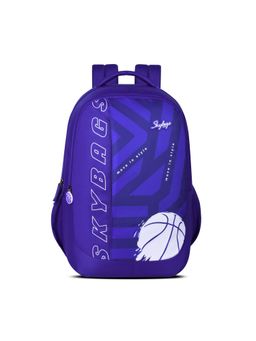 Skybags - Klan V2 04 Basketball 38L School Backpack for Kids with - Boys & Girls (Blue) (8-9 Years)