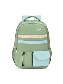Skybags - Zenith Pro 01 42L School Backpack for Kids with Rain Cover (Green)