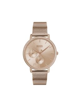 Boss - Infinity Multifunction Rose Gold Round Crystal Dial Womens Watch - 1502519