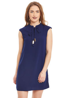 Kazo - Navy Blue Freida Dress
