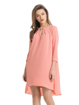 Kazo - Peach Shift Dress