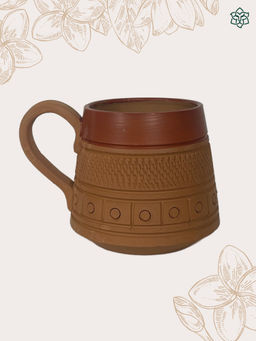 Maatir - Terracotta Clay Tea-Coffee Mugs - Pack of 2