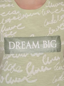 MAYSIXTY - Pure Soft Cotton Printed Green Nightdress