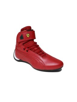 Puma - Red Ferrari Future Cat Hi Monza Mid Sneakers