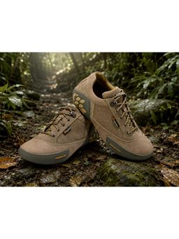 WOODLAND - Khaki Casual Shoes Lace Up Lightweight Comfortable Casuals For Men