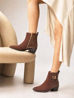 Twenty Dresses by Nykaa Fashion - Women Brown Boots