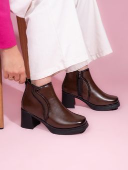 Twenty Dresses by Nykaa Fashion - Women Brown Boots