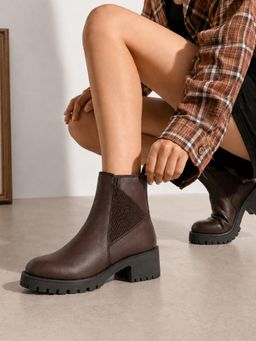 Twenty Dresses by Nykaa Fashion - Women Brown Boots