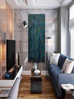 The Art House - Abstract Painting On Canvas Modern Art Print