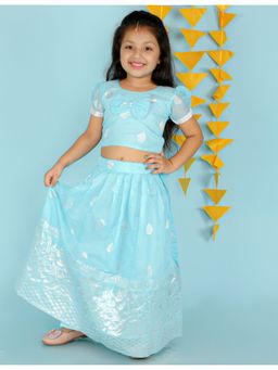 KID1 - Chanderi Pavda Pattu (Set of 2)