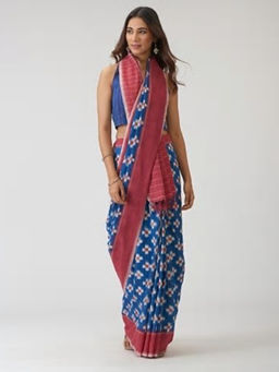 Fabindia - Cotton Ikat Weave Sari