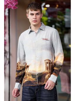 Eszett - Greek God Printed Fabric Shirt