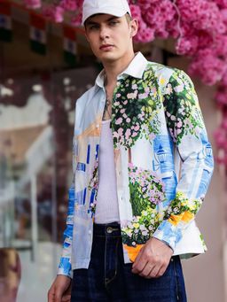 Eszett - Panorama Printed Oxford Shirt