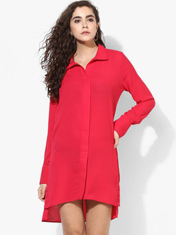 Kazo - Coral Cersei Shirt Dress