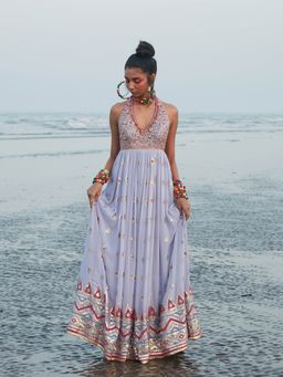Gopi Vaid - Lilac Amira Gown