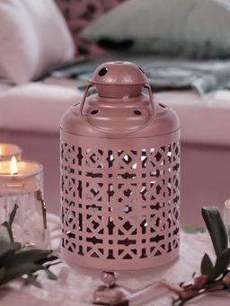 At Home by Nilkamal - Illumina Mini Lantern Candle Stand (Purple)