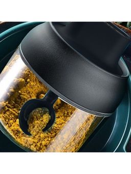 Voncasa - 280 ml Condiment Glass Jar with Spoon