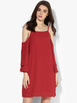 Kazo - Rust Mini Dress