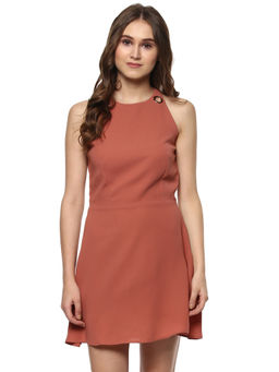 Kazo - Rust Lysha Dress