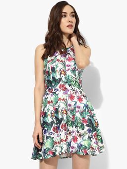Kazo - Multi-Colour Printed Aurora Dress