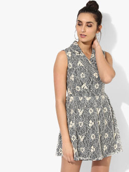 Kazo - Grey Adele Dress