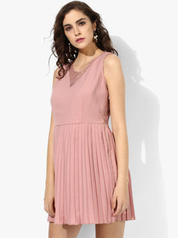 Kazo - Purple Lace Linda Dress