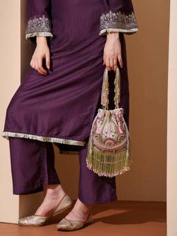 HOUSE OF WEBHIN - Chaandni Multi-Color Potli Bag
