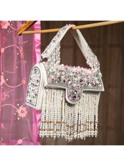 HOUSE OF WEBHIN - Mira White Box Clutch