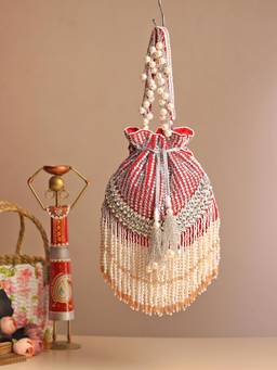 HOUSE OF WEBHIN - Sitarangi Red Potli Bag
