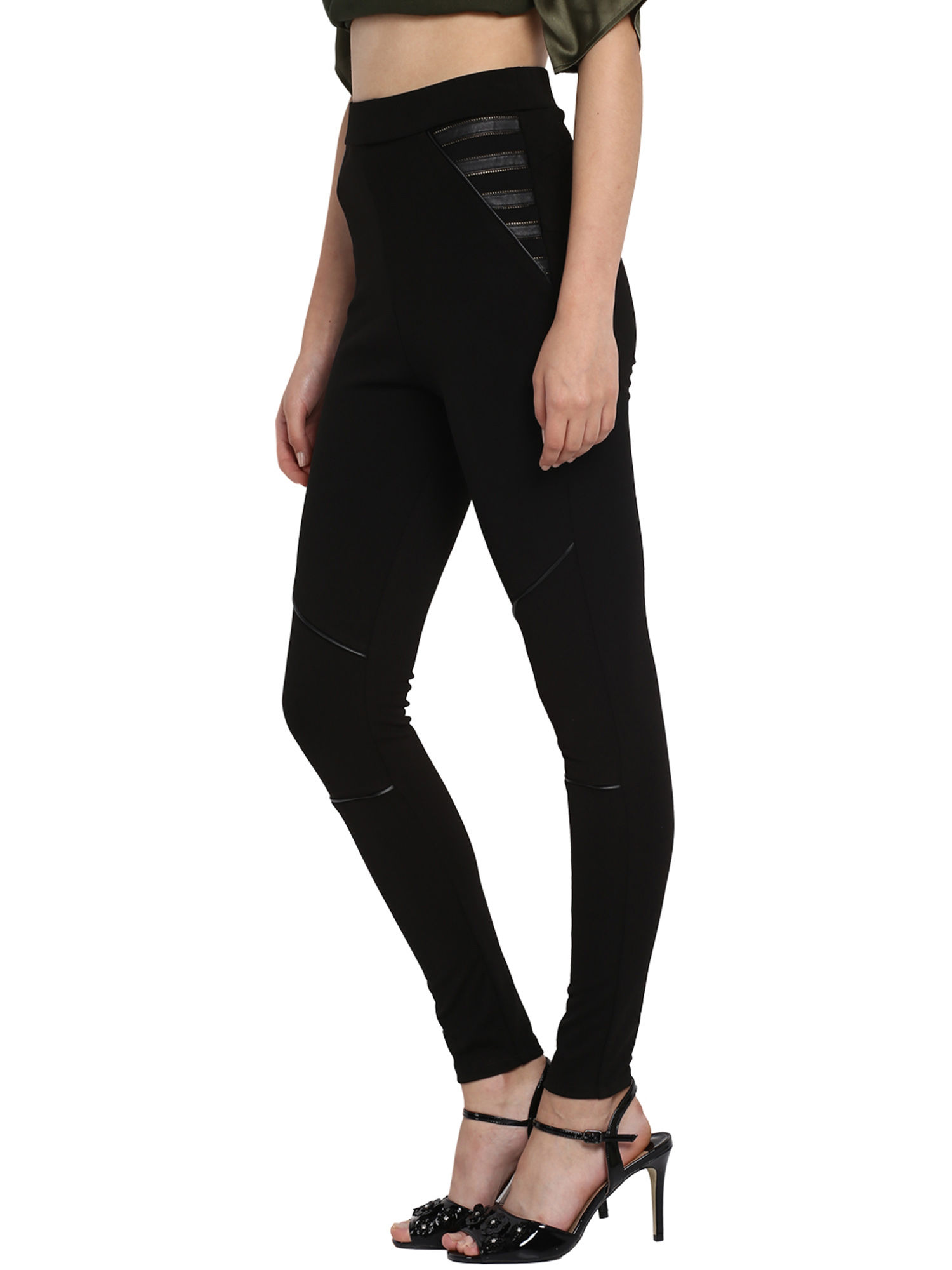 Buy KAZO Black Lily Jegging Online 