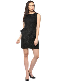 Kazo - Black Fitted Haley Dress