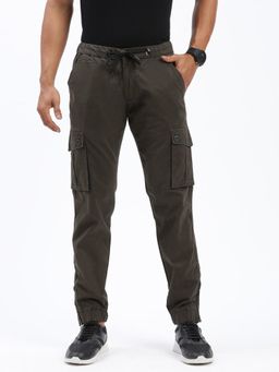 SHOWOFF - Men Solid Brown Joggers