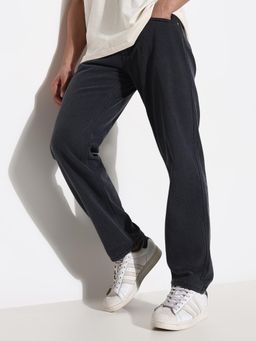 SHOWOFF - Mens Grey Straight Fit Jeans