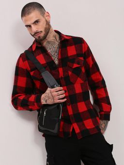 SHOWOFF - Edition Red Checked Shacket